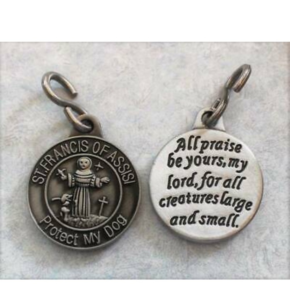 ST FRANCIS OF ASSISI PROTECT MY DOG MEDAL